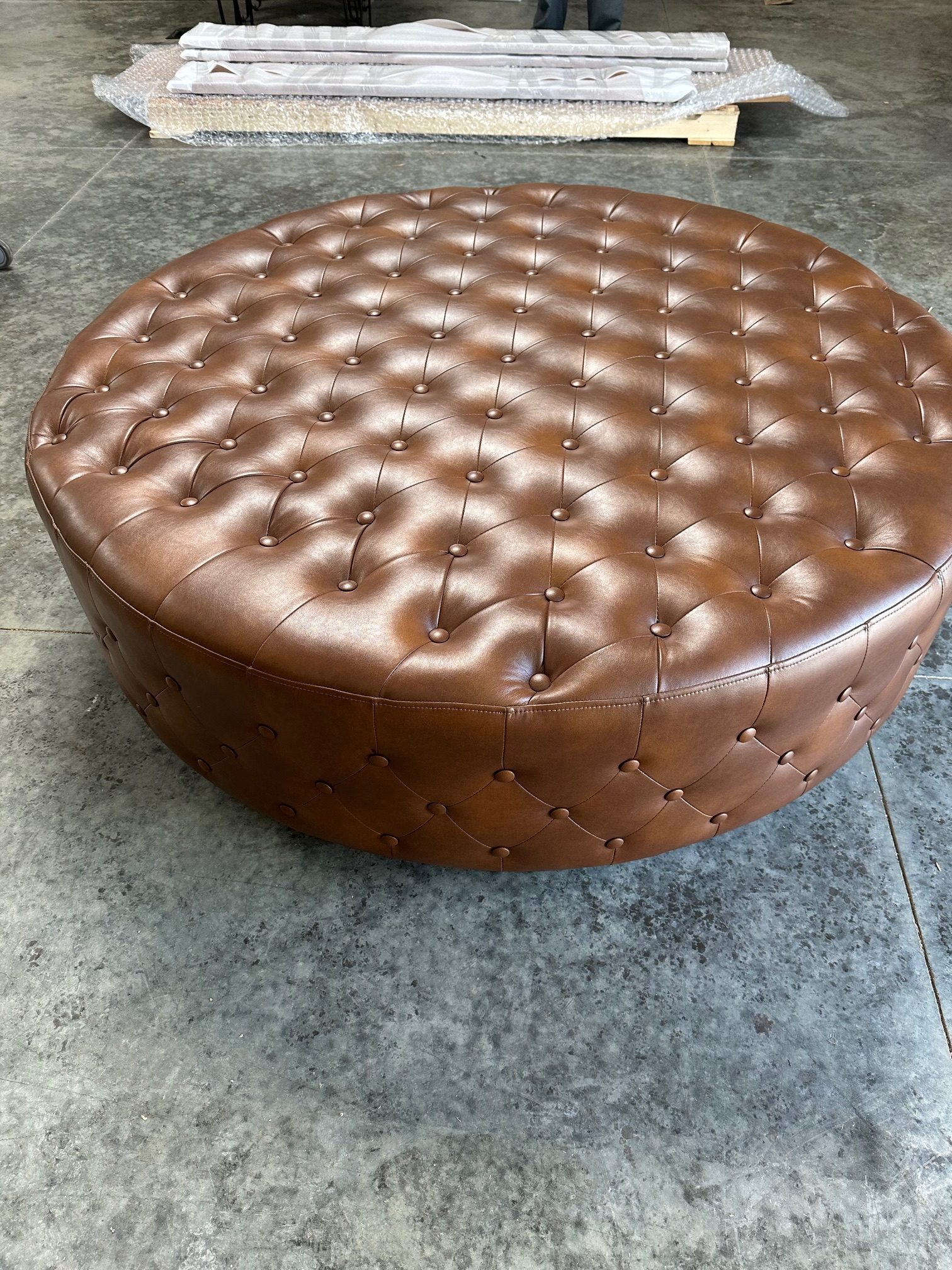 Round Custom Ottoman